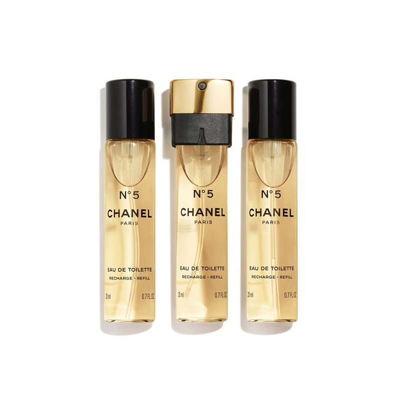 CHANEL N°5 EAU DE TOILETTE TASCHENZERSTÄUBER 3x20ml NACHFÜLLUNG