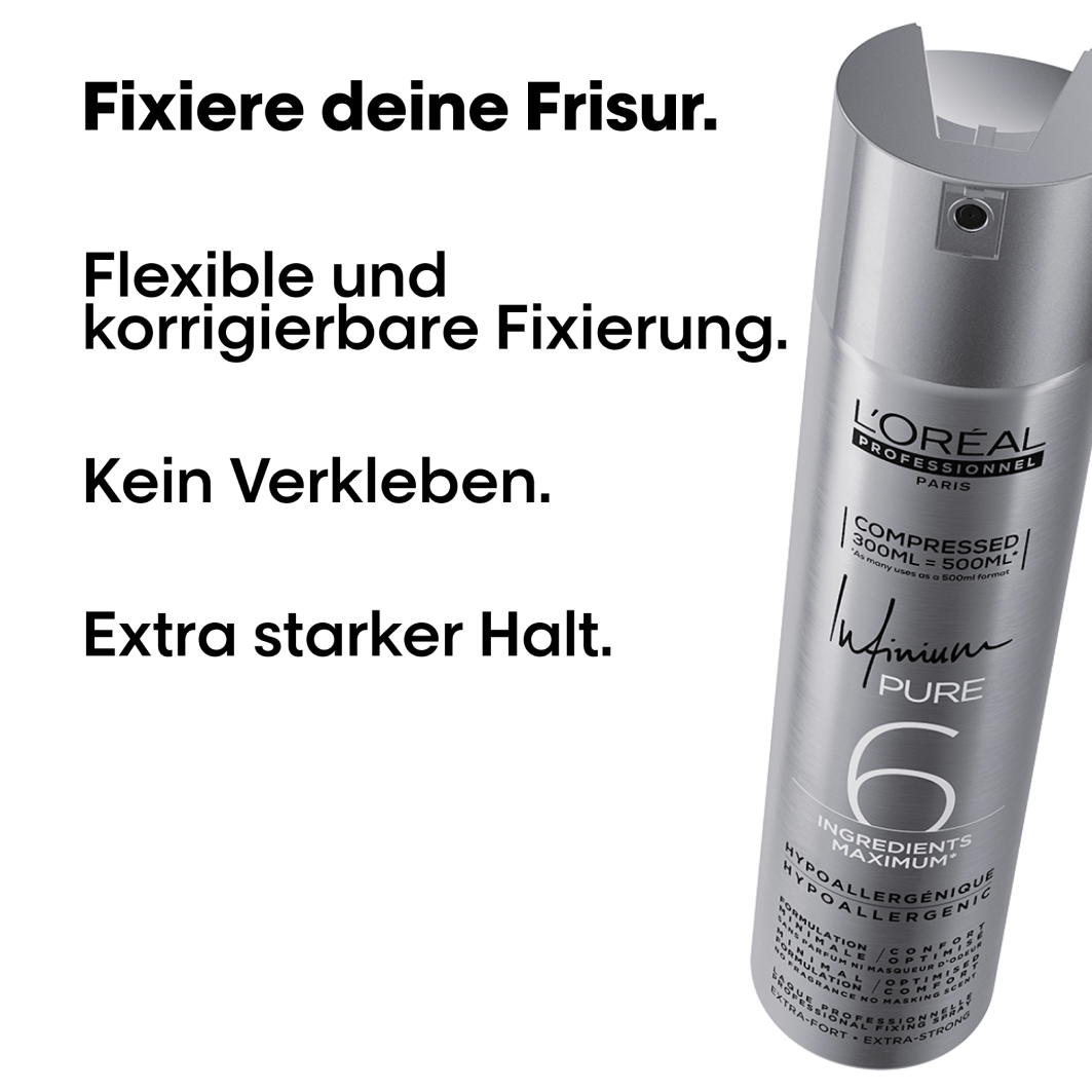 L'Oreal Professionnel Infinium Pure Extra Strong Compressed Hairspray