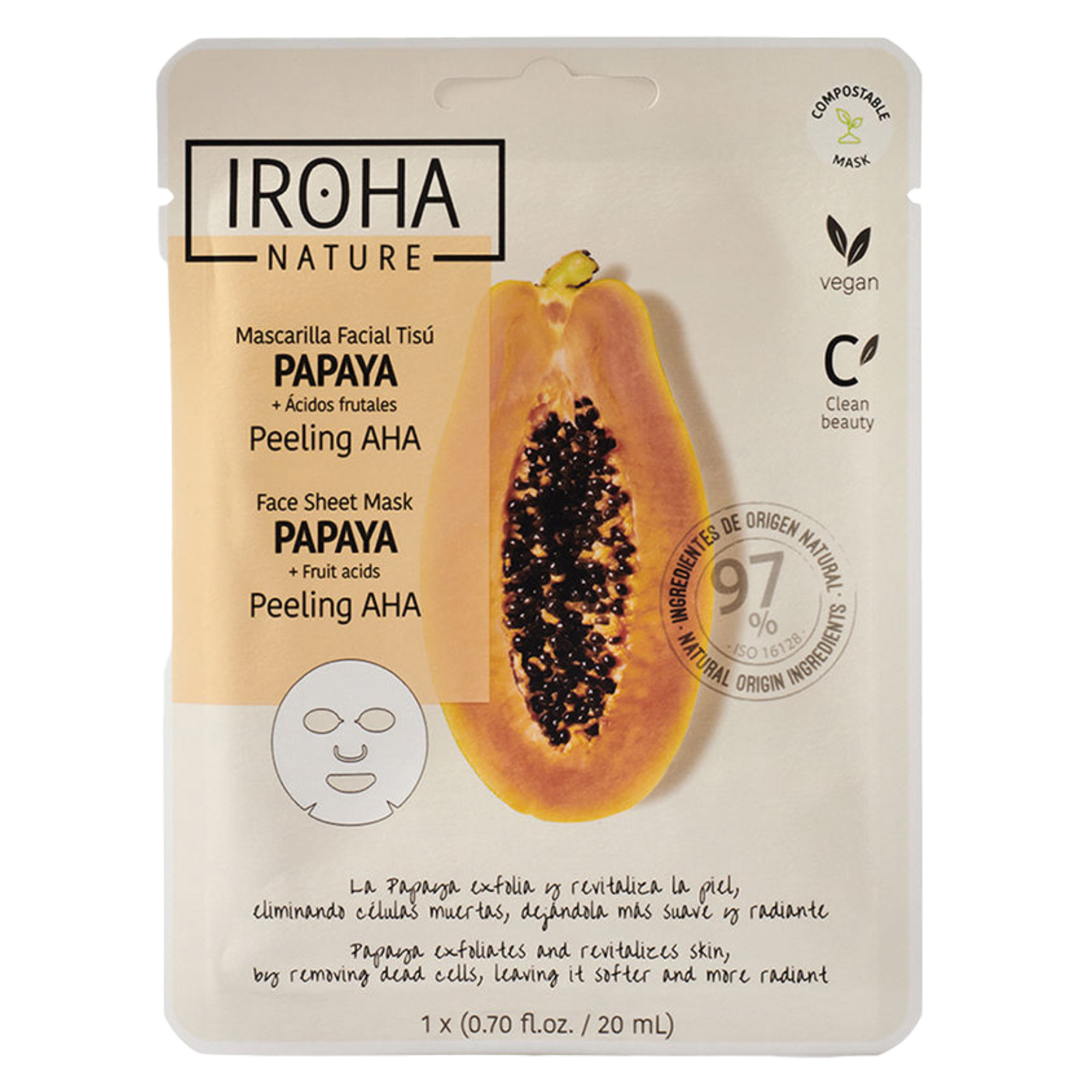 Iroha Peeling AHA Mask