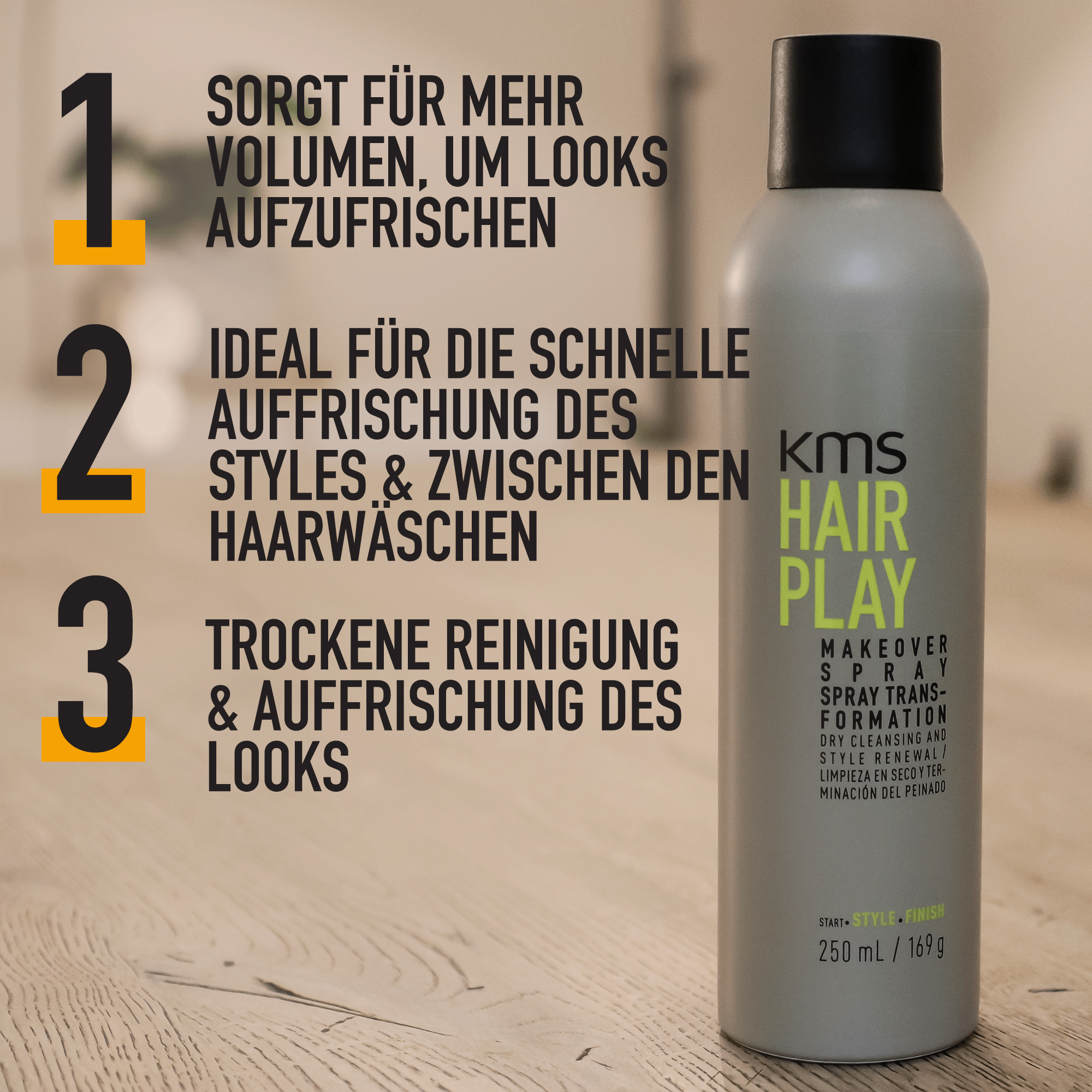 KMS HairPlay Makeover Spray