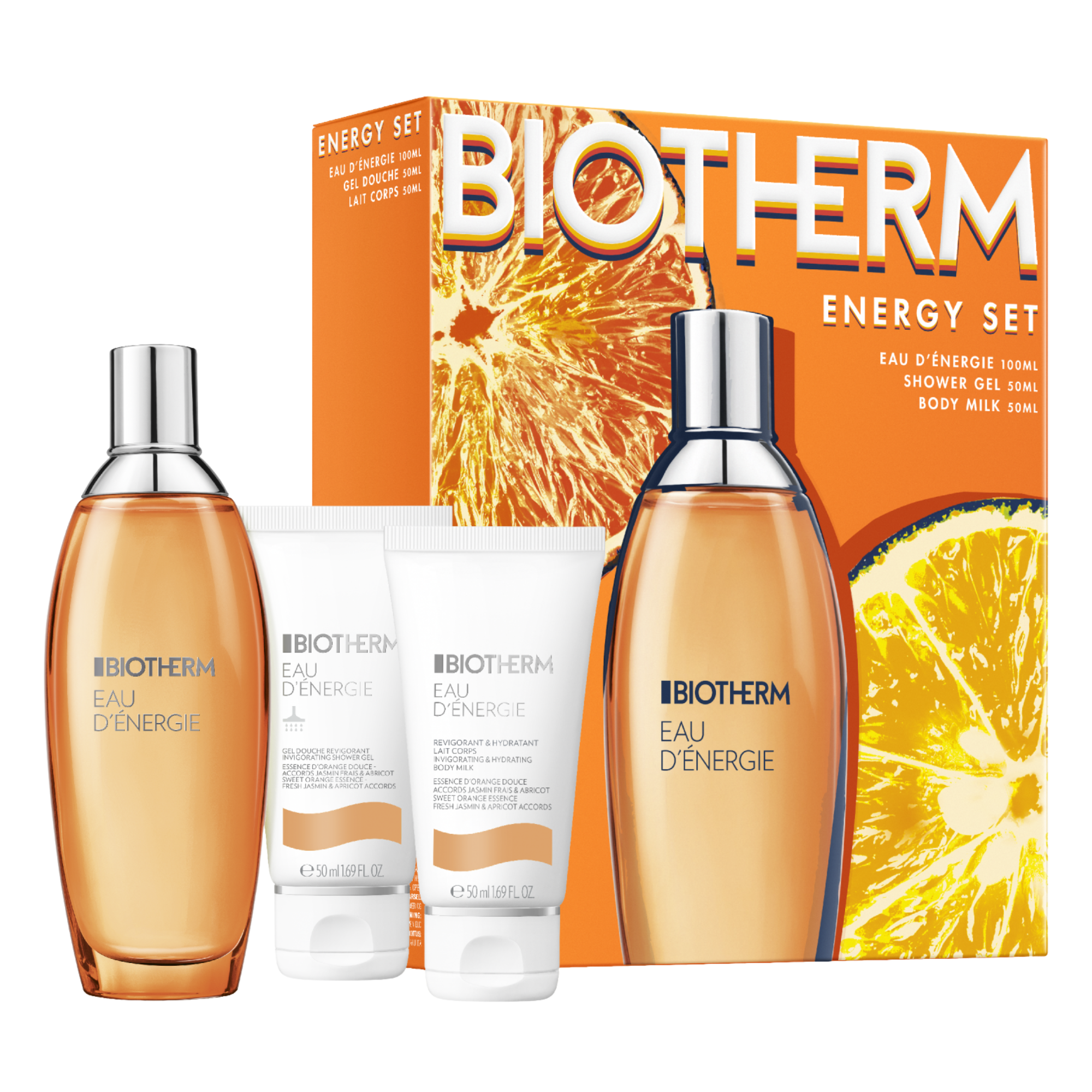 Biotherm Eau Energie Eau de Toilette (EdT) 100ml SET