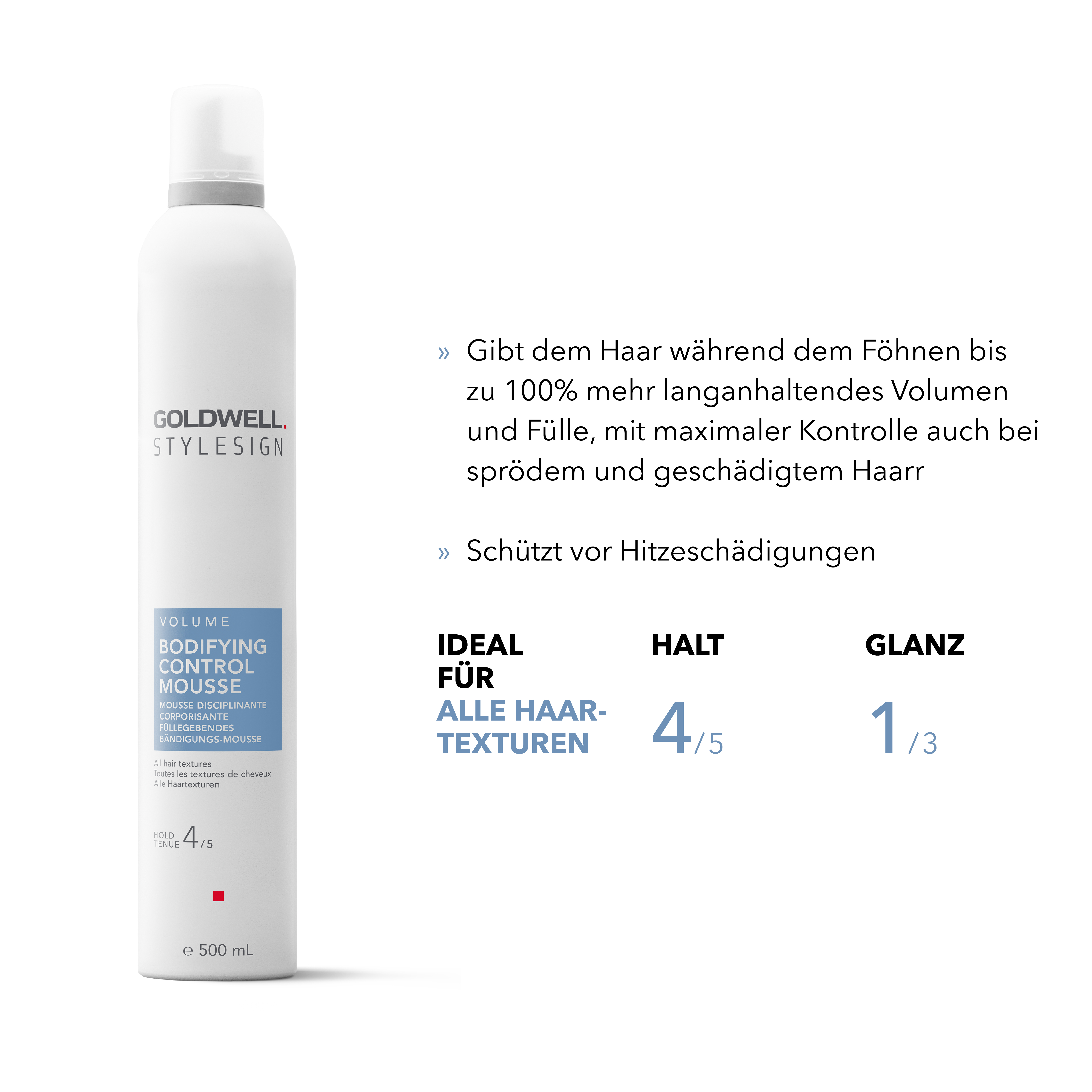 Goldwell StyleSign Volume Füllegebendes Bändigungs-Mousse