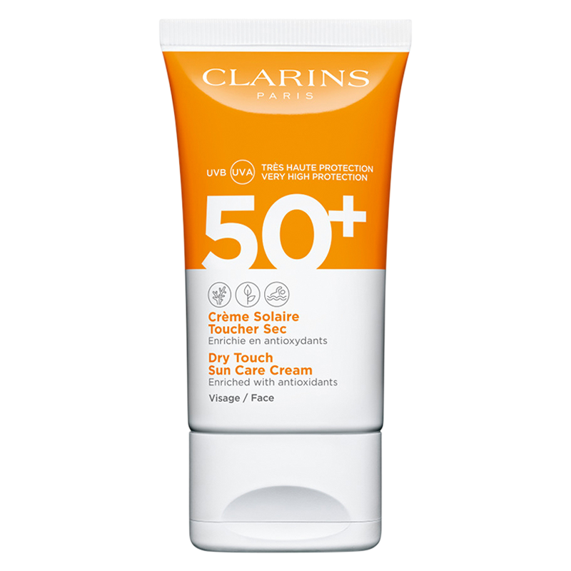 Clarins Dry Touch Visage UVA/UVB 50 Sonnenschutzcreme für das Gesicht