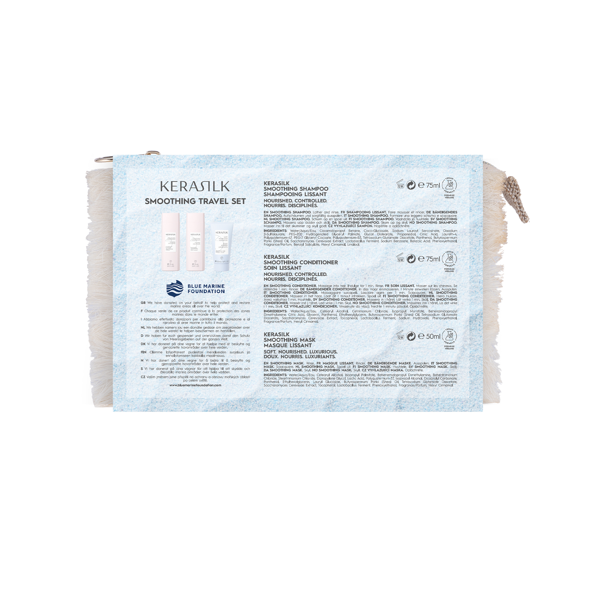 Kerasilk Specialist Smoothing Reiseset für trockenes, geschädigtes Haar