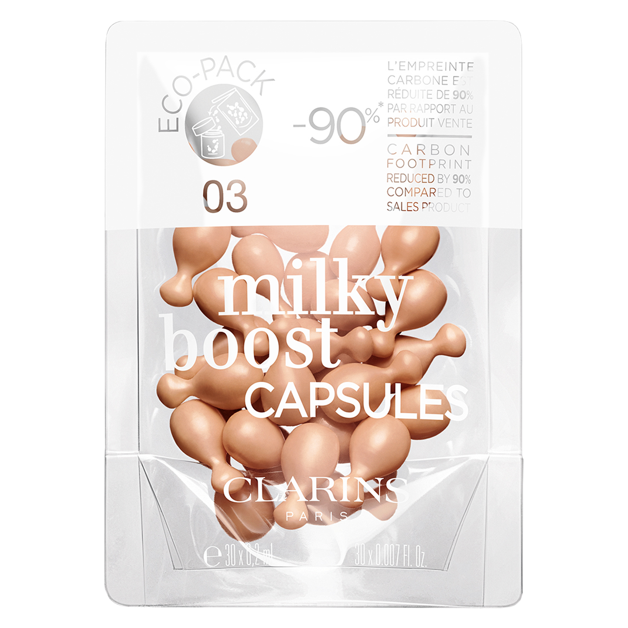 Clarins Milky Boost Make-up Capsules Refill 30 x 0,2 ml