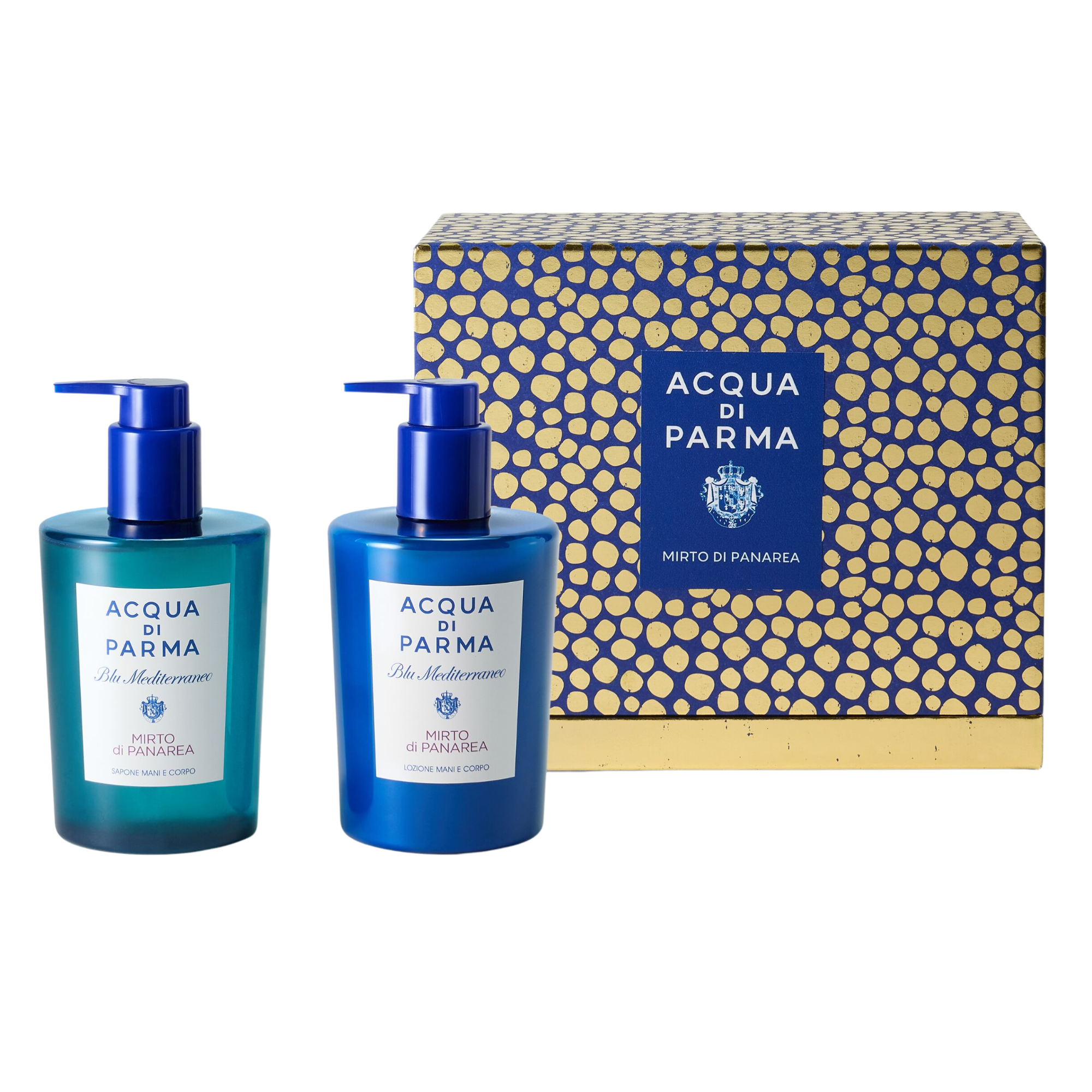 ACQUA DI PARMA BLU MEDITERRANEO MIRTO DI PANAREA LA RISERVA Hand & Body Ritual SET