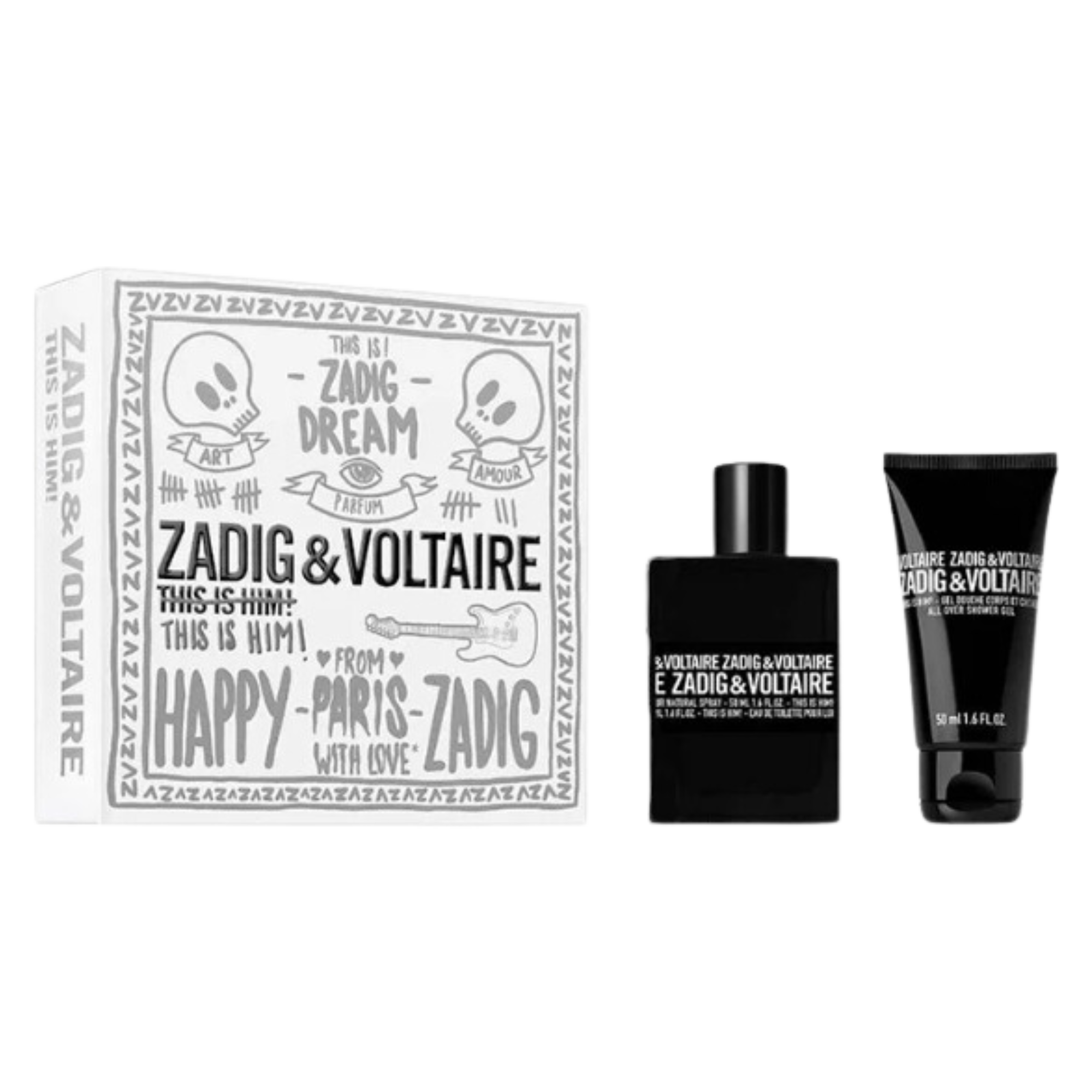 Zadig & Voltaire This is him! Eau de Toilette (EdT) 50ml SET