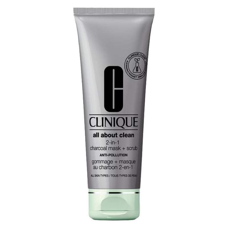 Clinique All About Clean 2-in-1 Charcoal Mask + Scrub Anti-Pollution