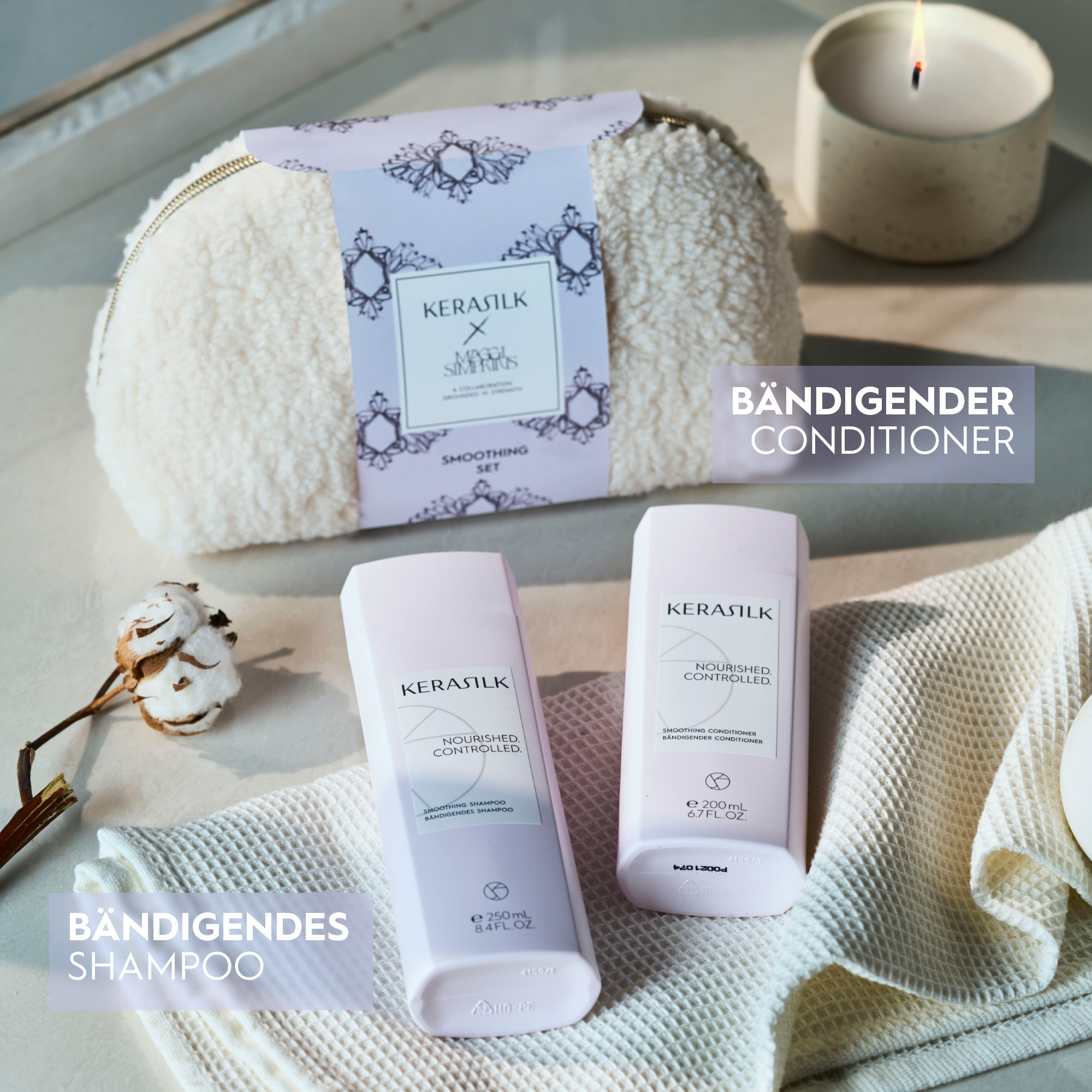 Kerasilk Essential Smoothing Set für krauses und strapaziertes Haar