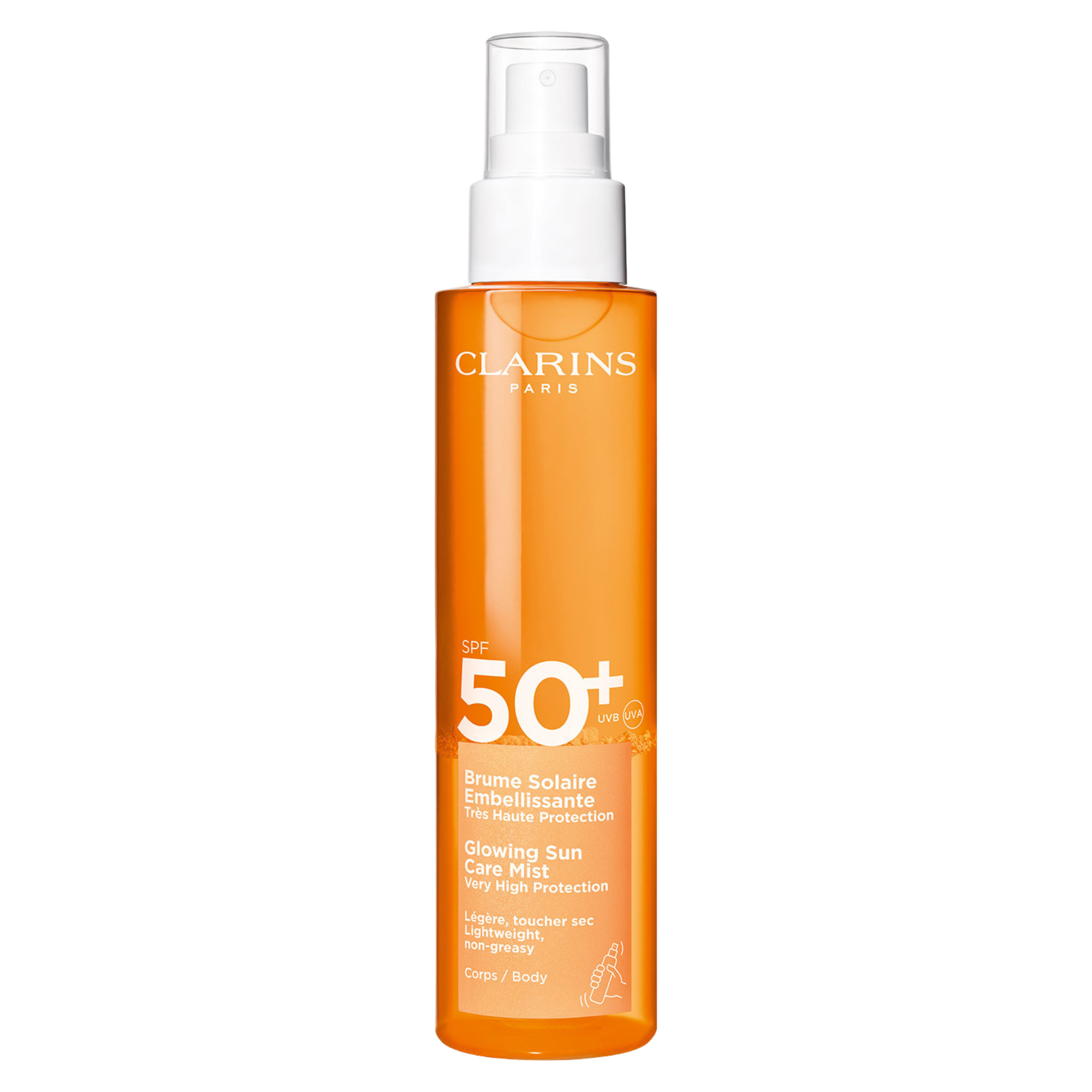 Clarins Sonnenschutz Glowing Sun Care Mist SPF 50+