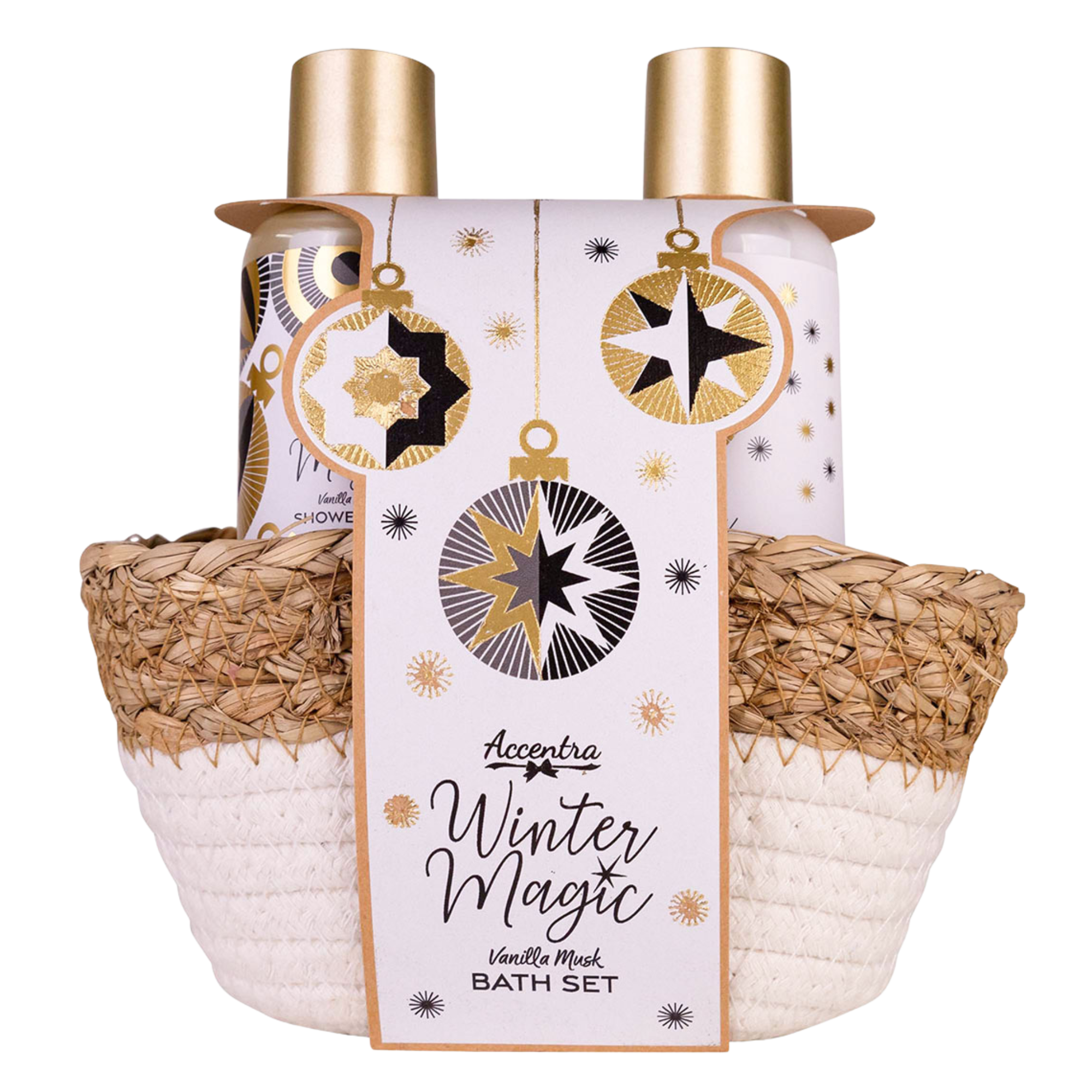 Accentra Winter Magic Badeset in Korb