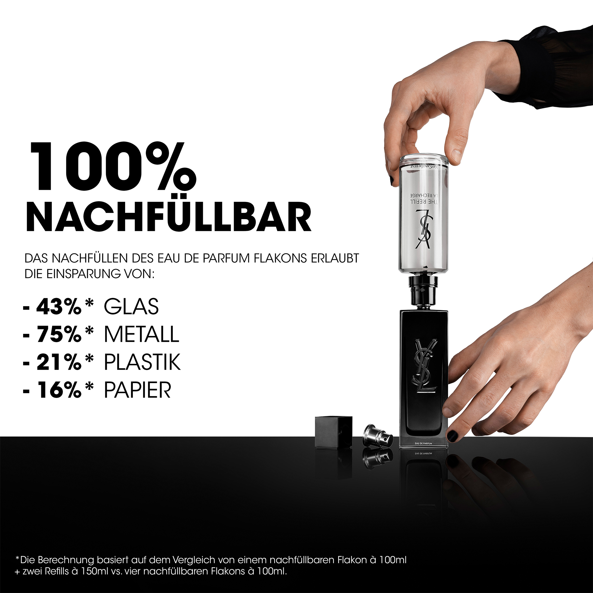 Yves Saint Laurent MYSLF Eau de Parfum (EdP) - nachfüllbar