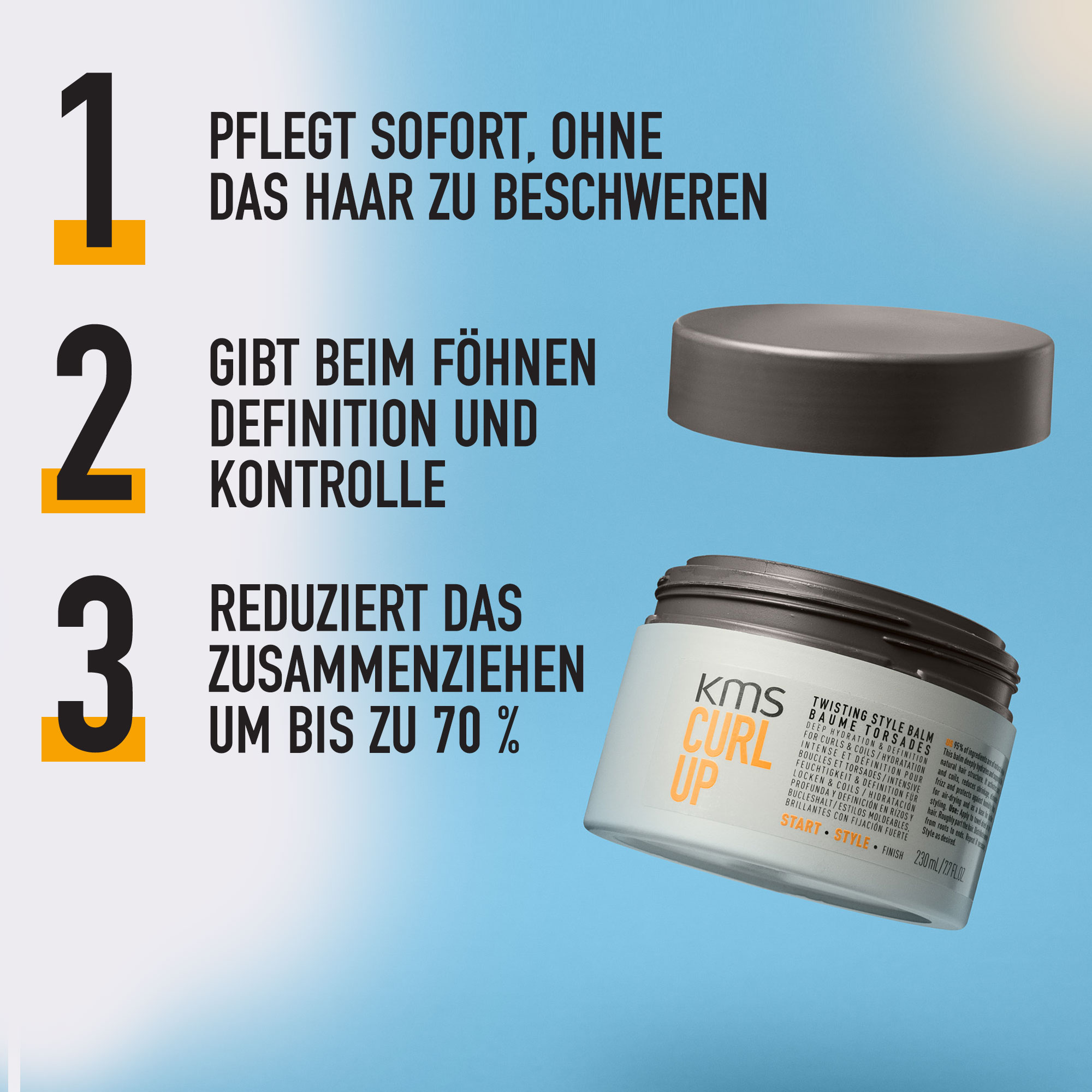 KMS CurlUp Twisting Style Balm