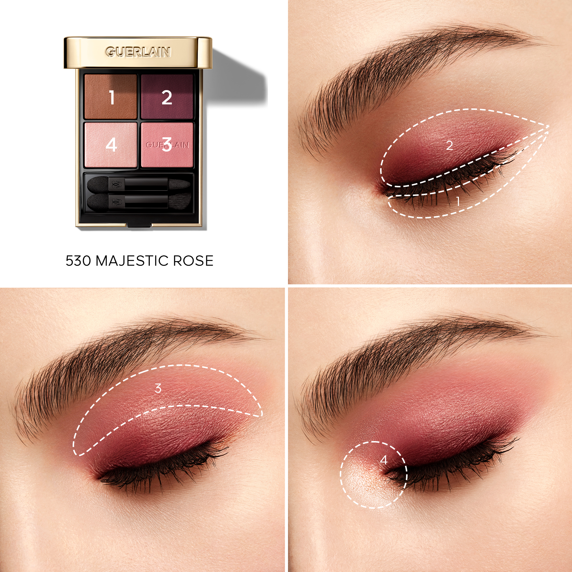 Guerlain Ombres G Eyeshadow Palette 4x2,2g