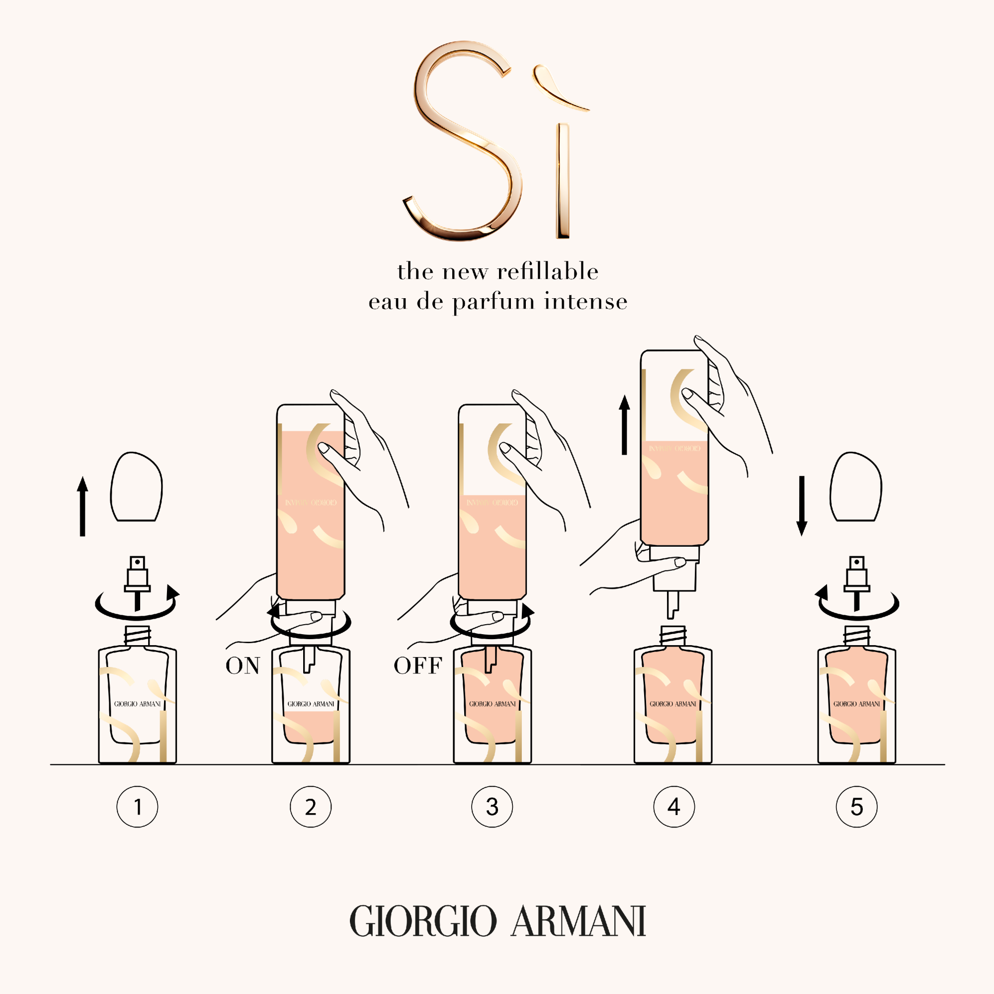 Armani Sì Eau de Parfum (EdP) Intense - refillable