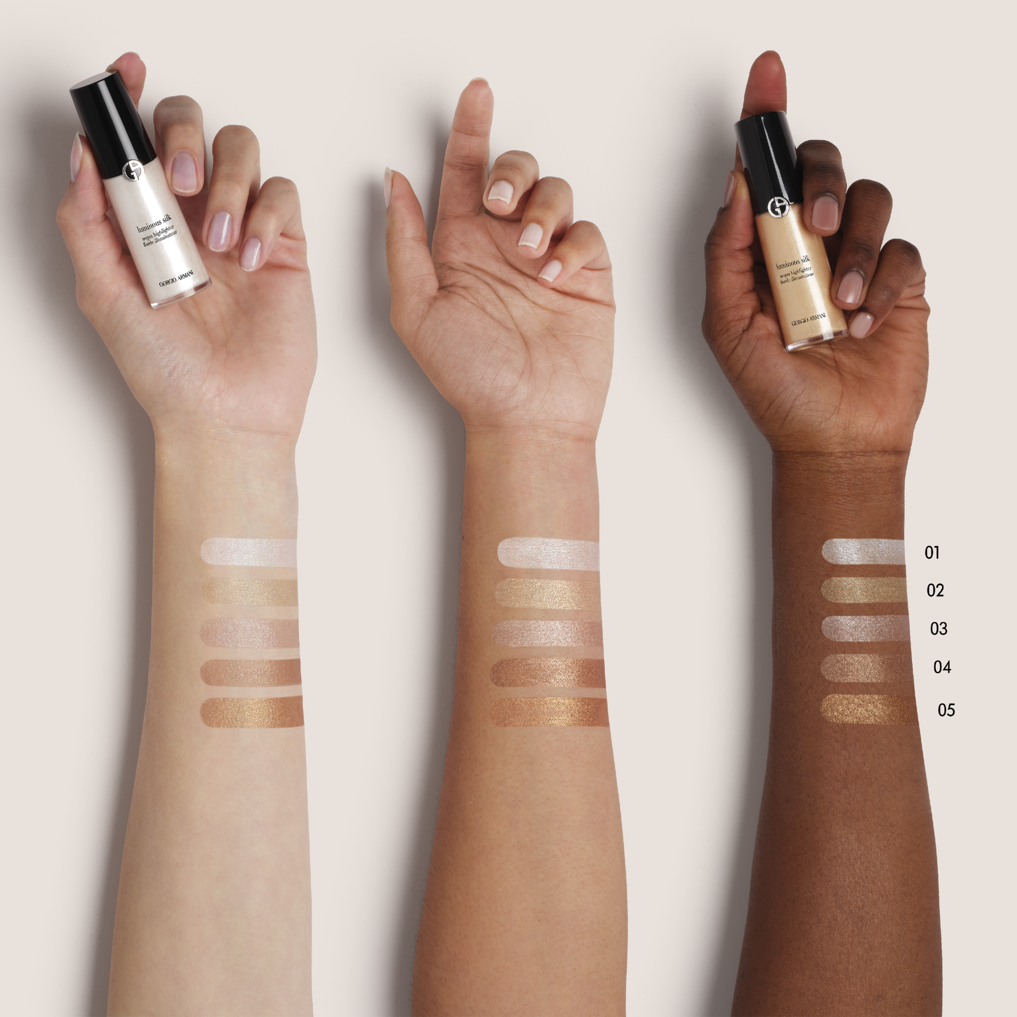 Armani Luminous Silk Acqua Highlighter