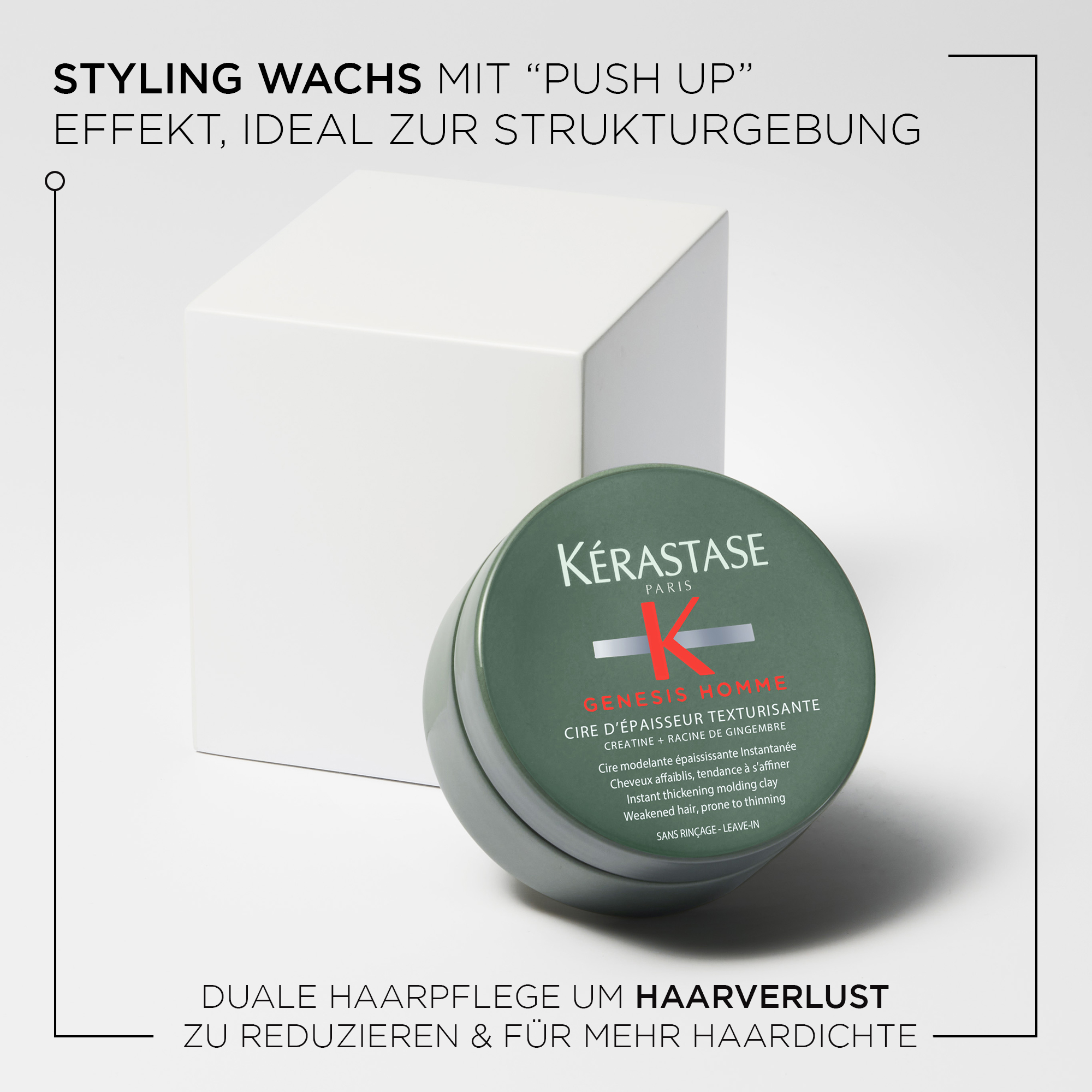 Kérastase Genesis Homme Cire d'Épassieur Stylingcreme