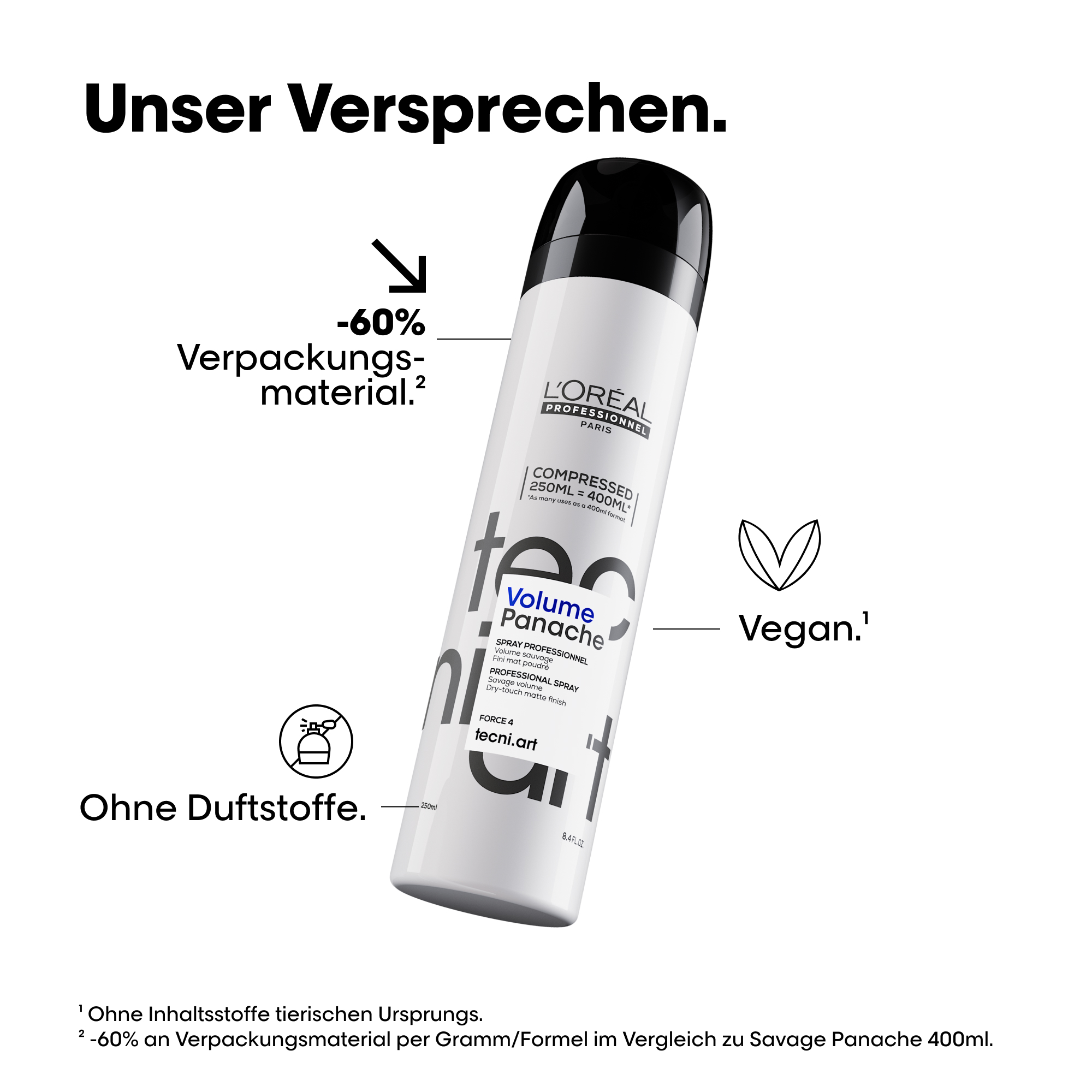 L'Oreal Professionnel Tecni.art Grey Volume Panache Compressed Hairspray