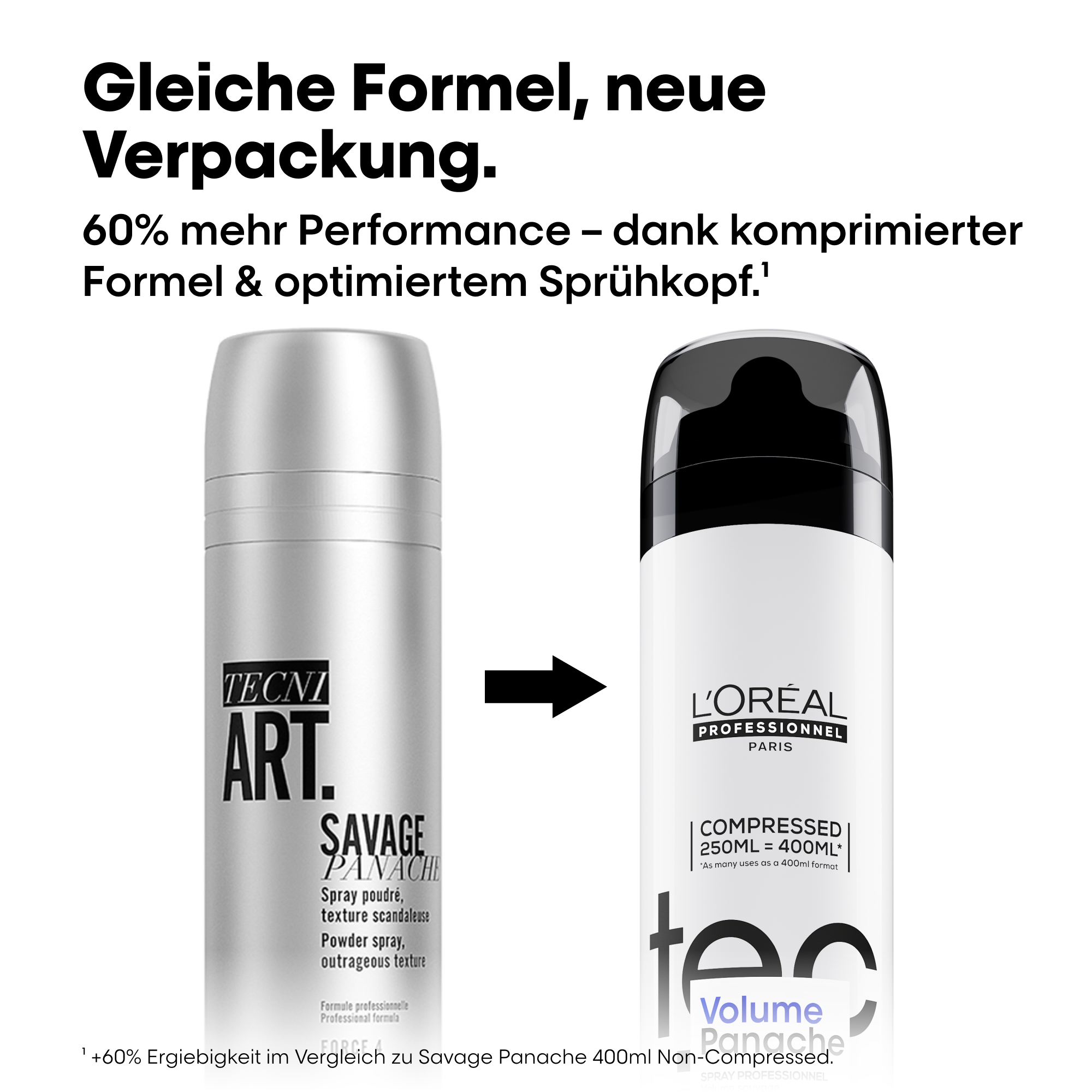 L'Oreal Professionnel Tecni.art Grey Volume Panache Compressed Hairspray