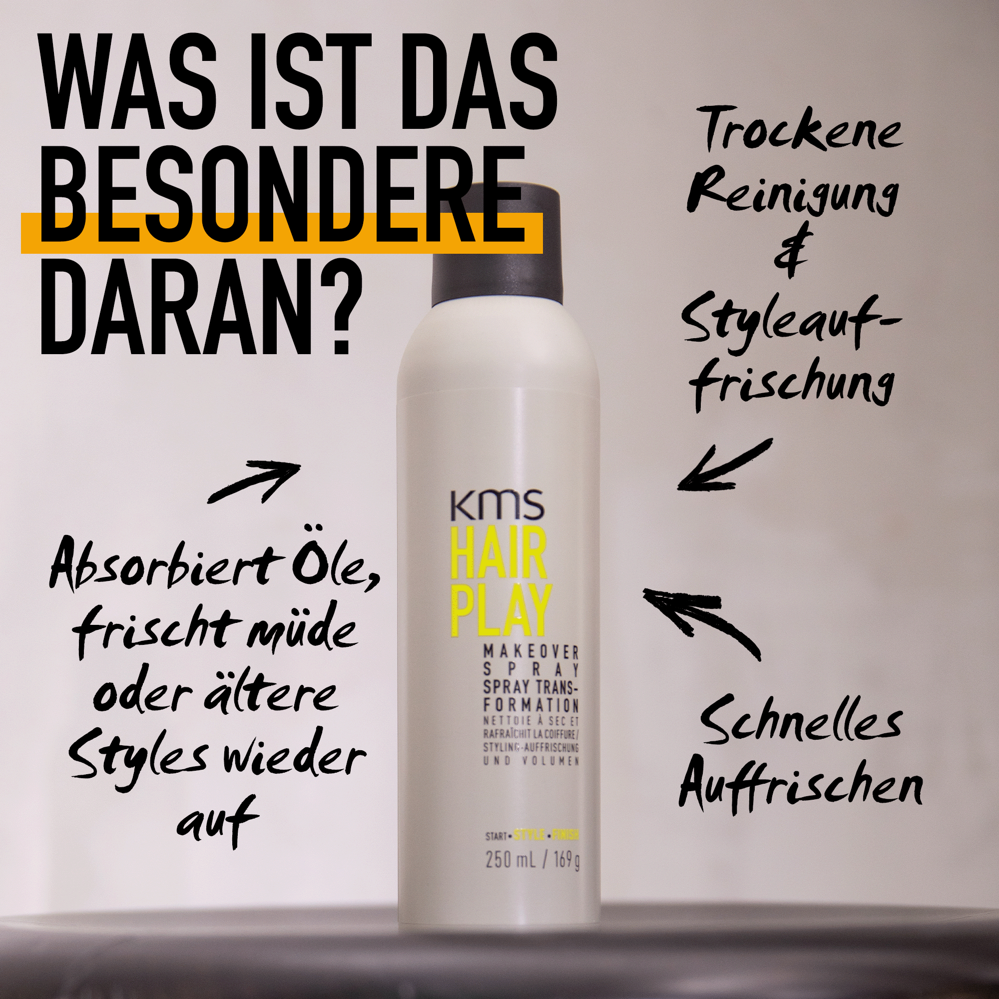 KMS HairPlay Makeover Spray