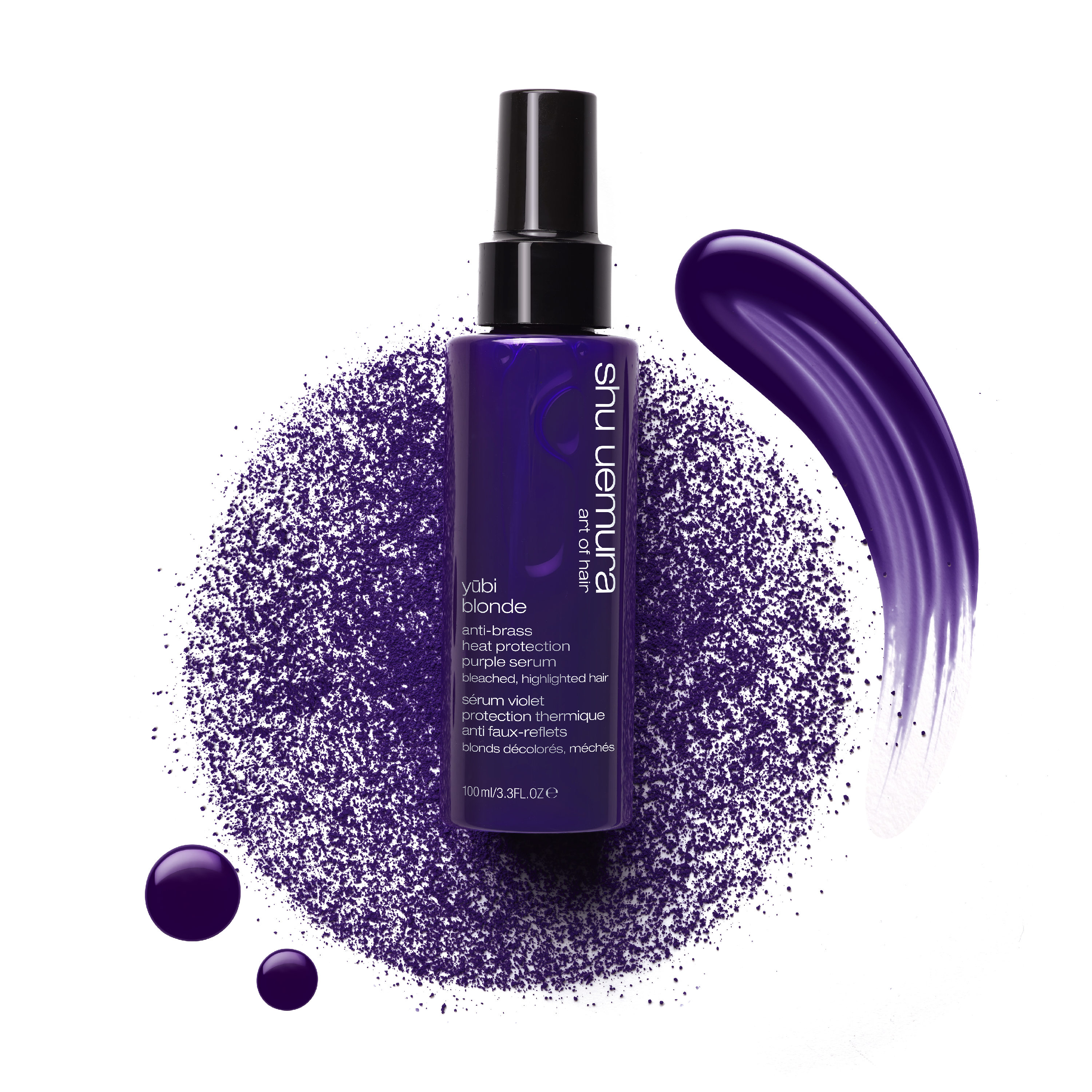 shu uemura Yubi Blonde Anti-Gelbstich Purple Serum