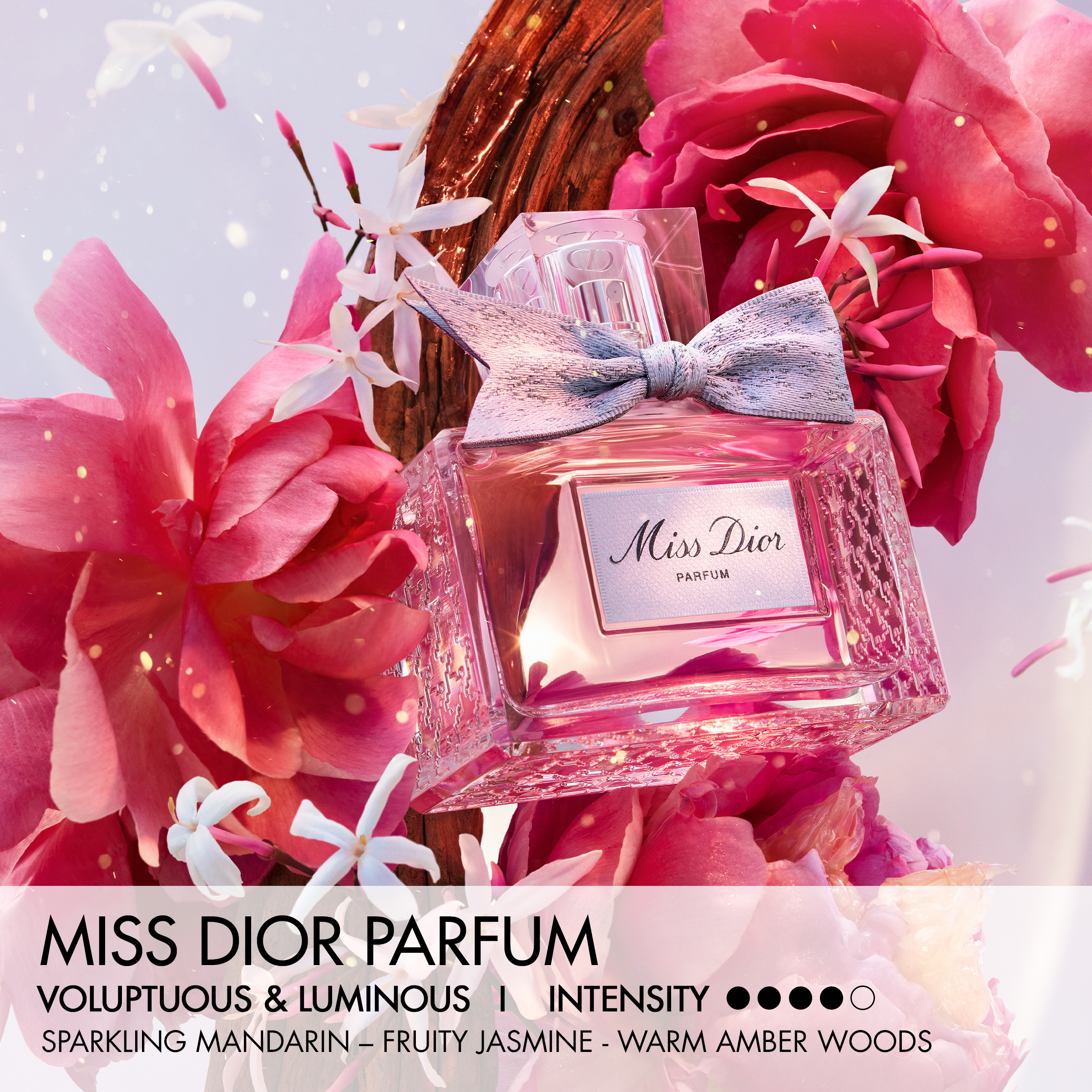 DIOR MISS DIOR PARFUM Intensive blumige, fruchtige und holzige Noten