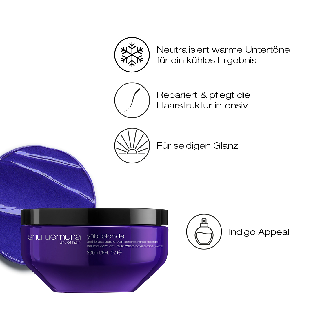 shu uemura Yubi Blonde Anti-Gelbstich Purple Balm