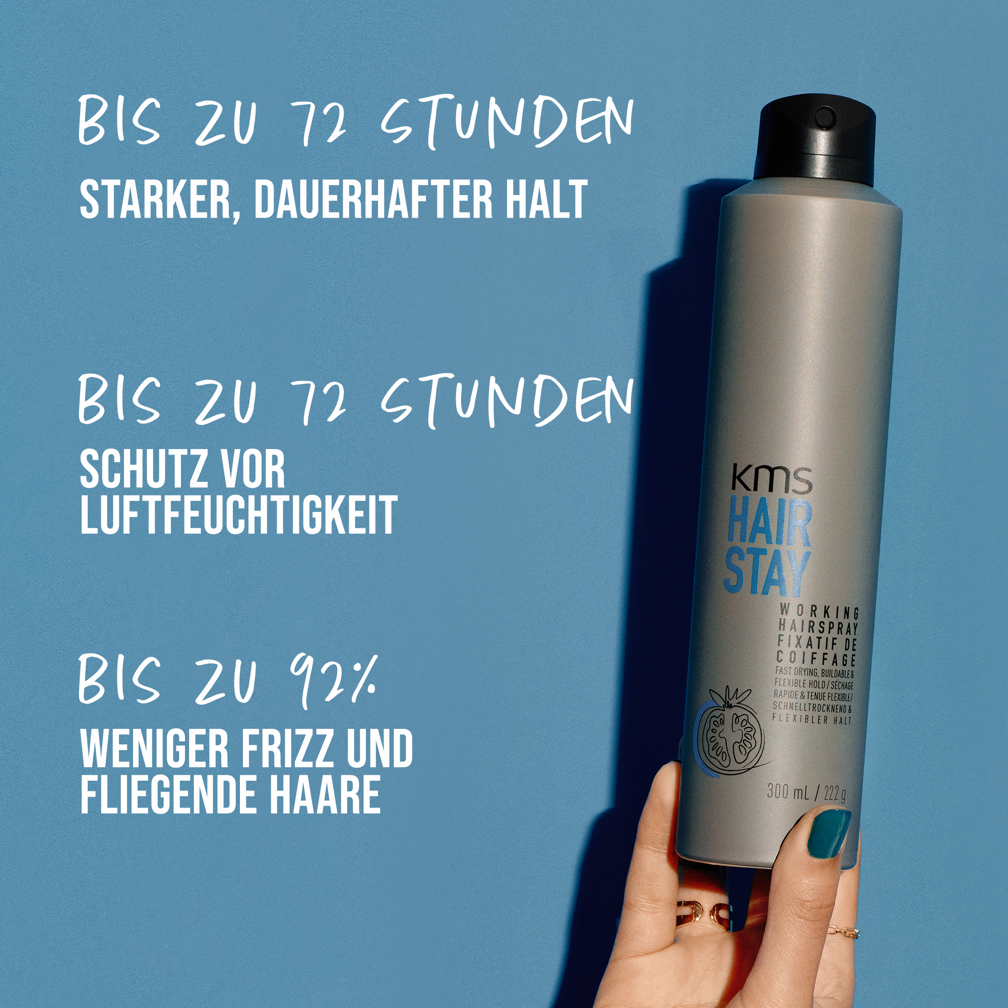 KMS HairStay Working Hairspray