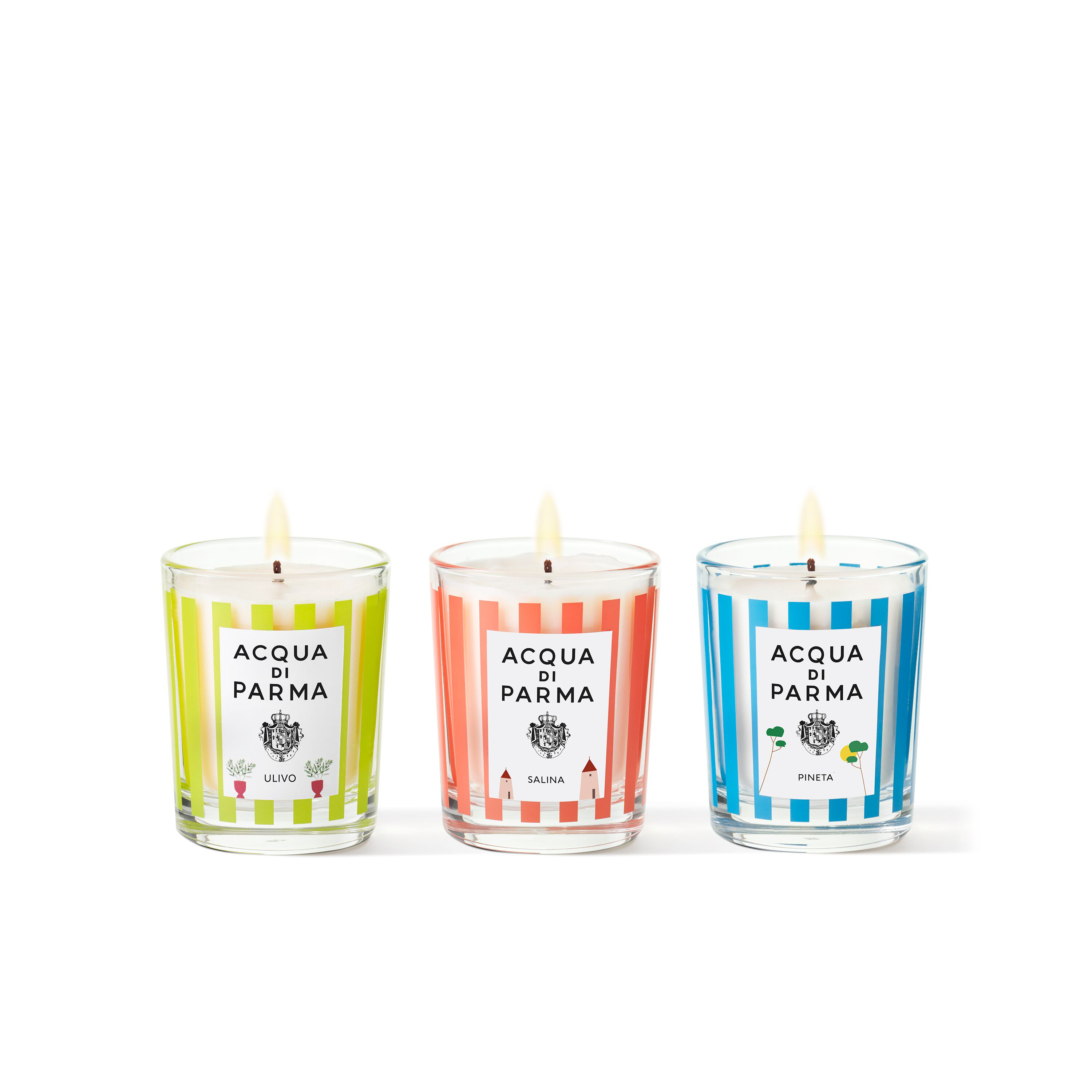 ACQUA DI PARMA SALINA Trio Candle Set 3x 70g