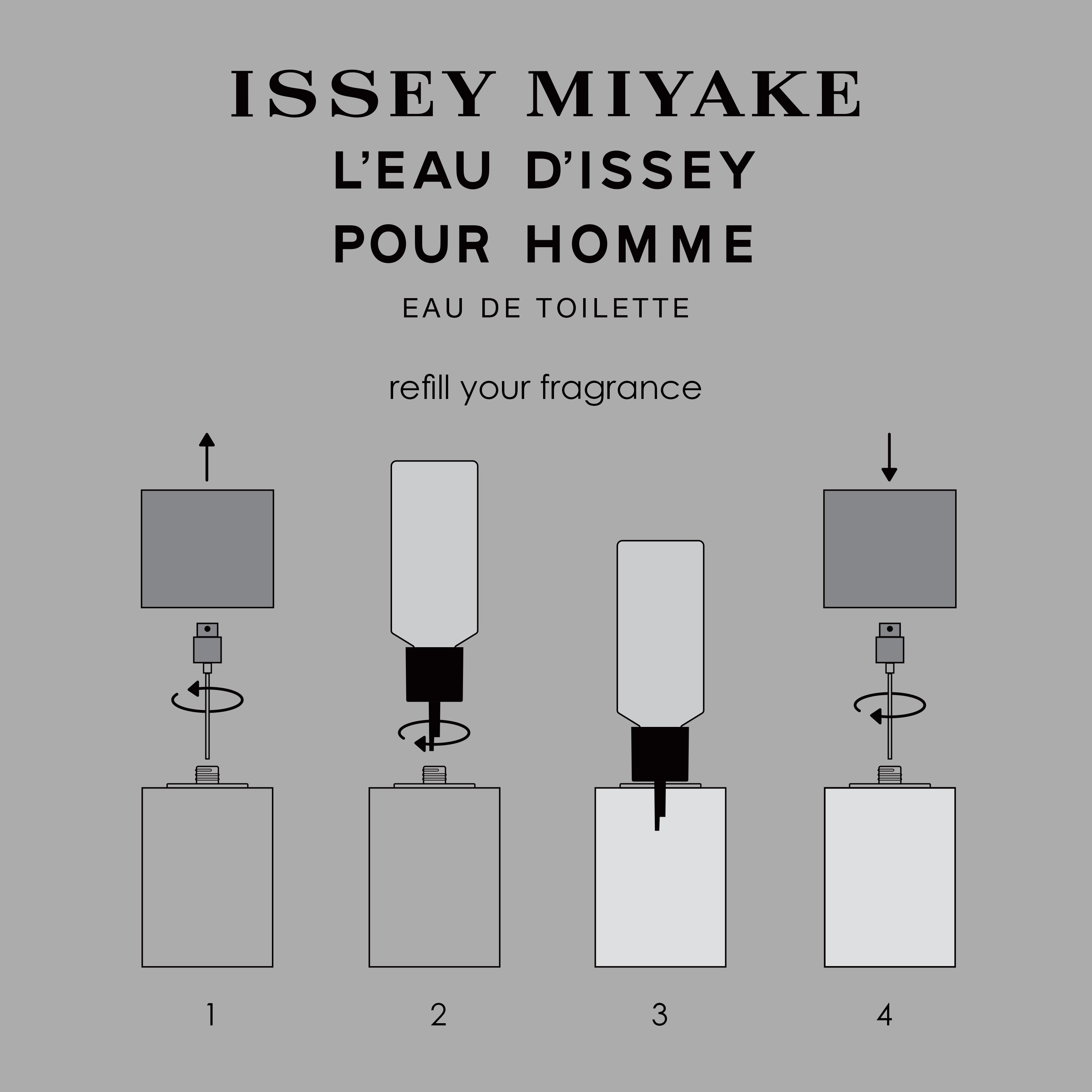 Issey Miyake L'eau d'Issey pour homme Eau de Toilette (EdT) Refill
