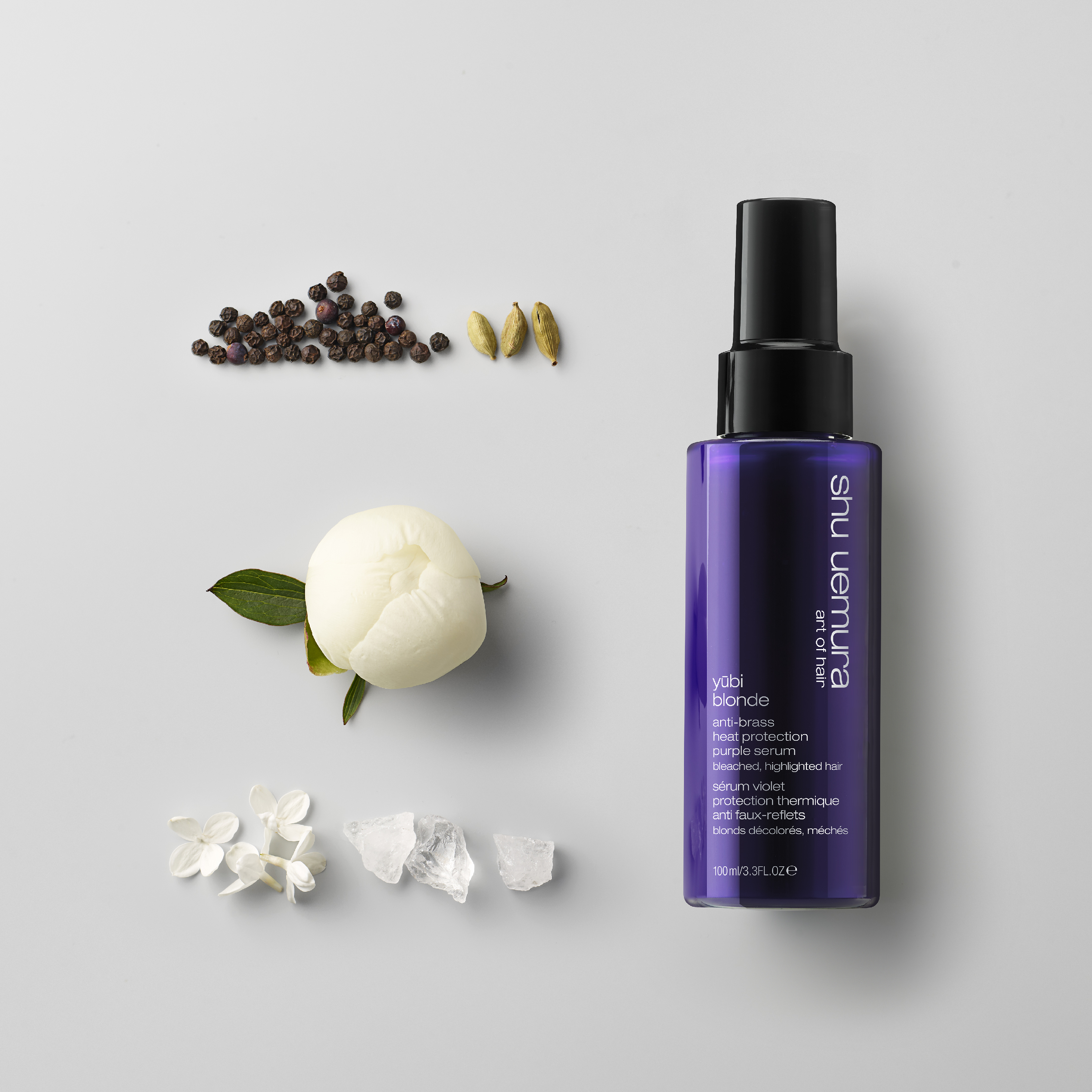 shu uemura Yubi Blonde Anti-Gelbstich Purple Serum