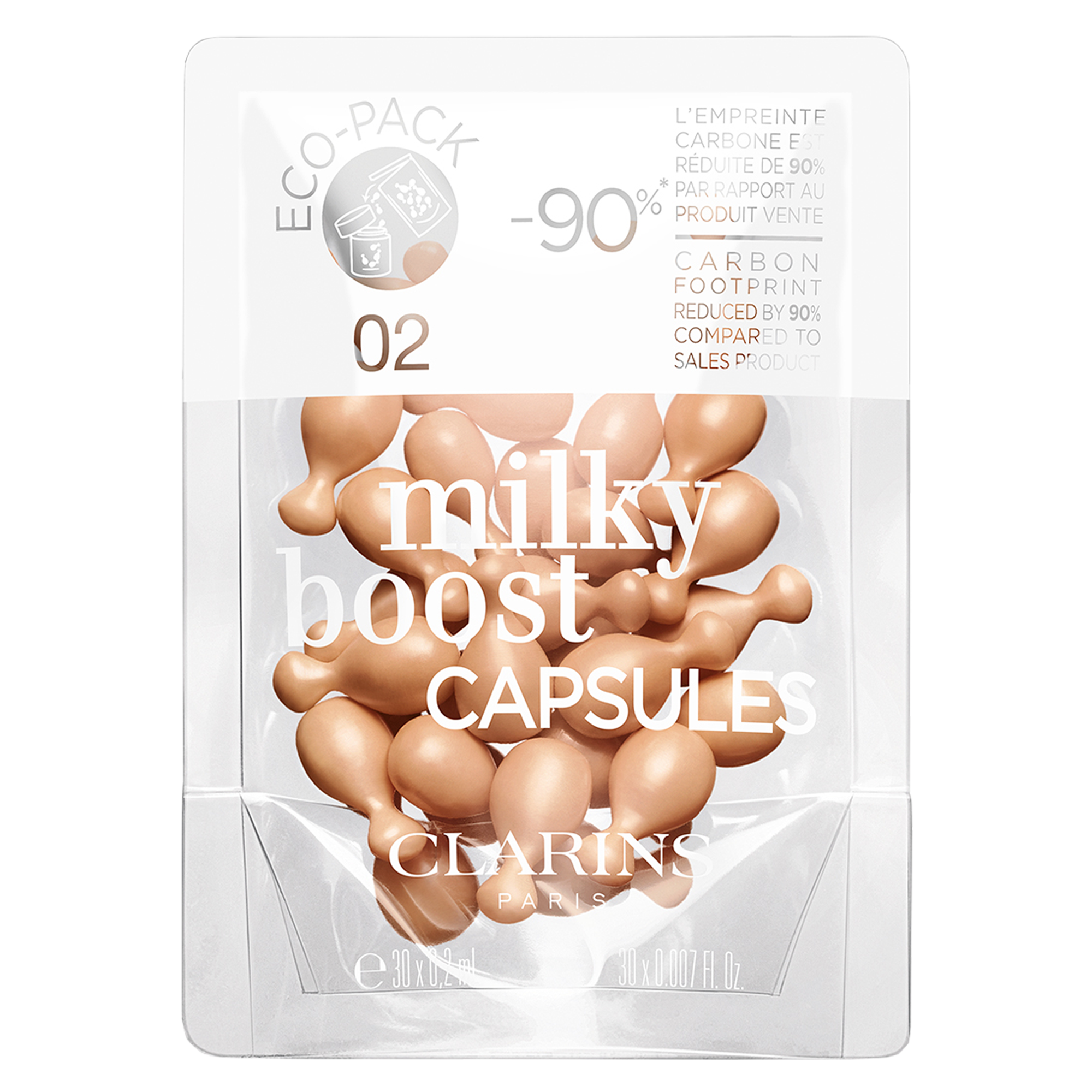 Clarins Milky Boost Make-up Capsules Refill 30 x 0,2 ml