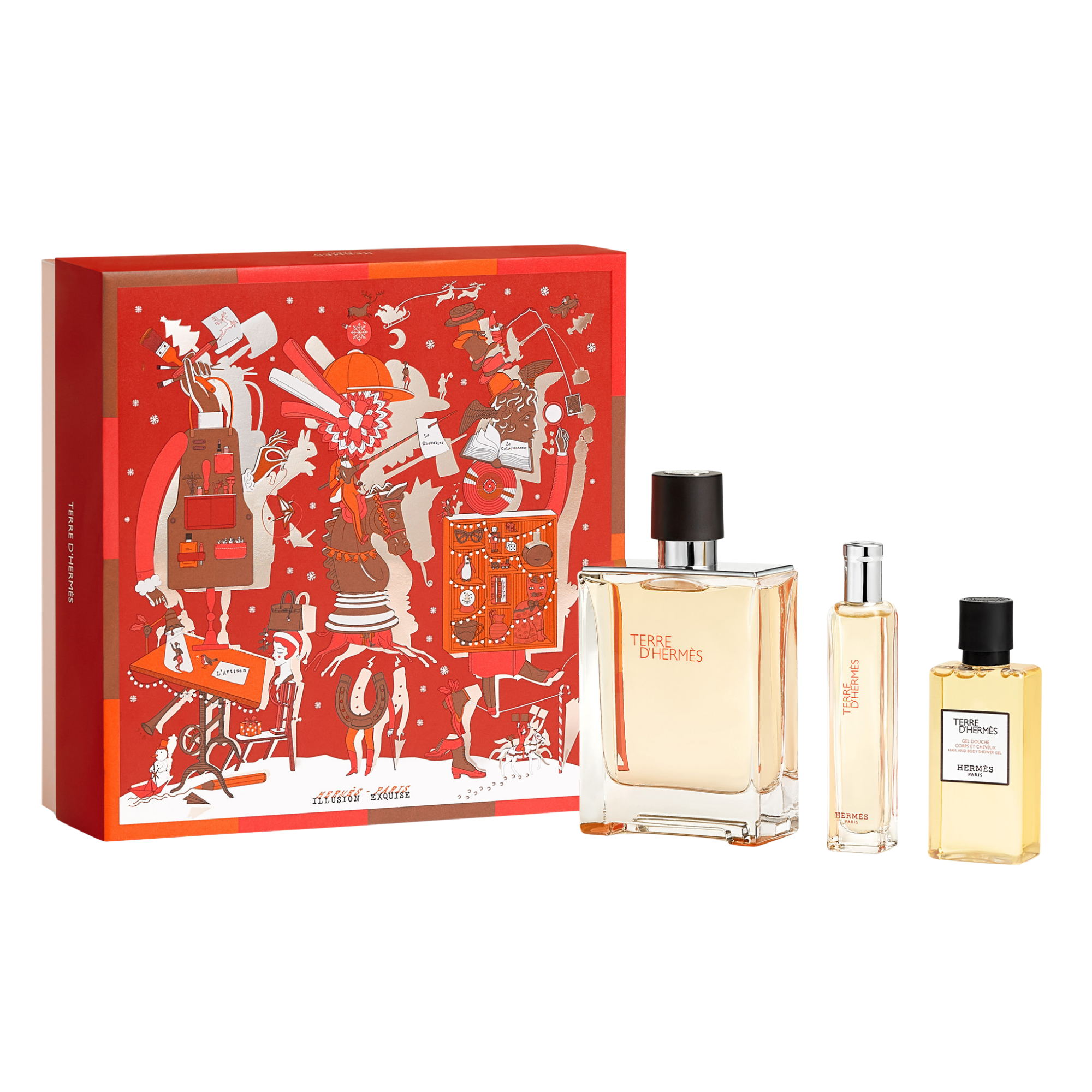 HERMÈS TERRE D'HERMÈS Eau de Toilette (EdT) 100ml SET